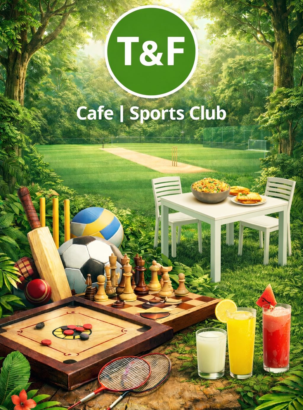 T&F Cafe membership brochure